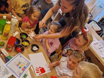 Experiment s mícháním barev