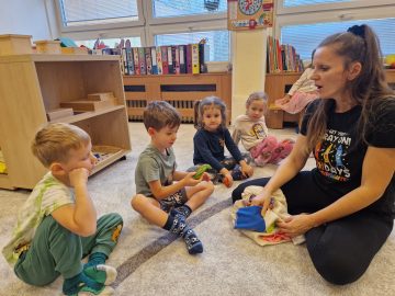 Poznávání ovoce a zeleniny všemi smysly – hmat