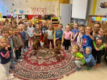 Eden vystoupení se zvířátky