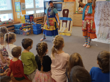 Zimní pohádka s&nbsp;myškou Klárkou a veverkou Terkou