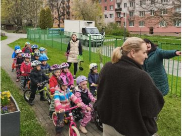 Dopravní výchova u Motýlků